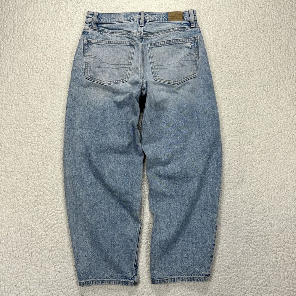 American Eagle‎ Barrel Jeans Women's 2 (29x26) Casual Streetwear Boho Wide Leg - Picture 3 of 12